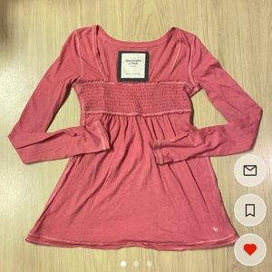 Pink Hollister babydoll size medium